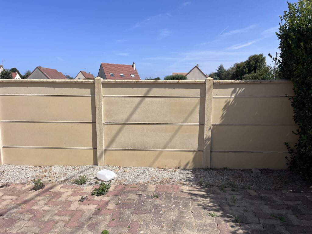 Façade avant/après nettoyage – artisan certifié NJT NETTOYAGE Caen
