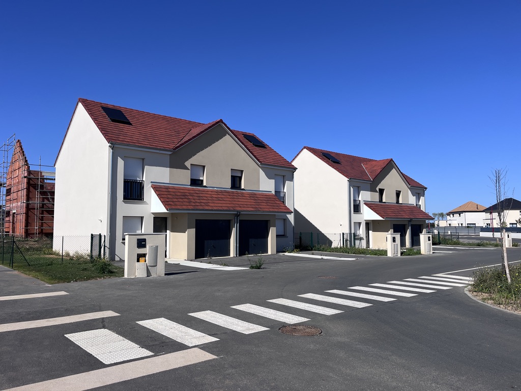 Maisons neuves livrées à Sannerville après nettoyage de fin de chantier